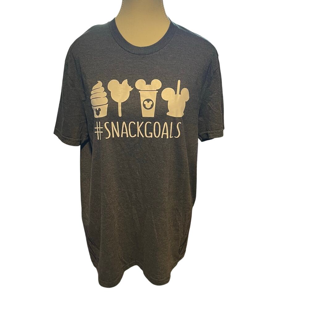 Women's XL Disney Snack Goals Shirt Family Trip Shirts Disney Vacation Snacks